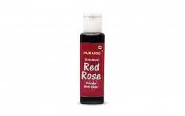 Puramio (Emulsion) Red Rose Flavour With Color  Plastic Bottle  30 millilitre